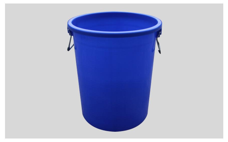 东方彩60L塑料铁柄桶