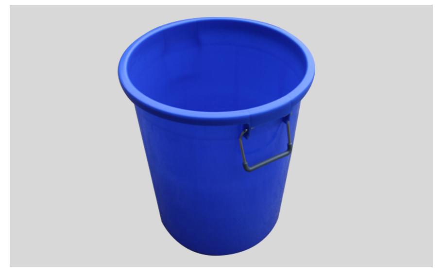 东方彩60L塑料铁柄桶