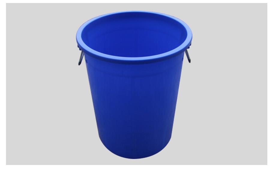 东方彩100L塑料铁柄桶